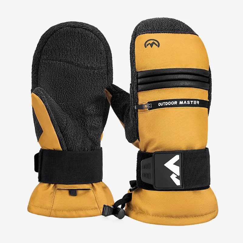 3M & Kevlar-Reinforced Ski Mittens – Waterproof & Durable Winter Gloves 1
