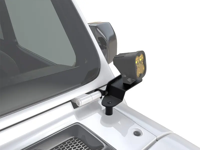 A-Pillar Ditch Mount Light Brackets For Jeep Wrangler Jl 1