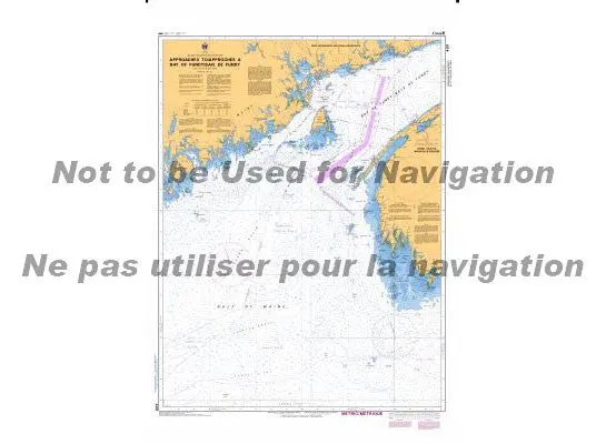 Chs Nautical Chart 4011: Bay Of Fundy Approach Waters 1