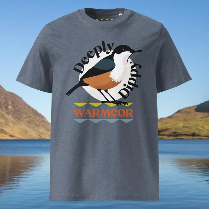 Deeply Dippy Unisex Organic Cotton T-Shirt – Quirky Cold-Water Enthusiast Style 1