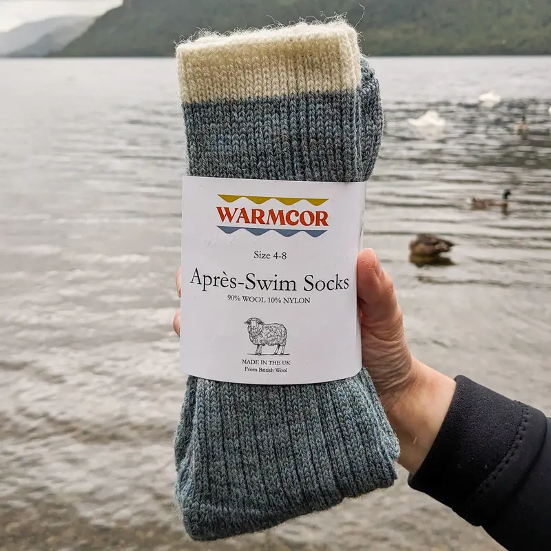 Derwent Blue & Ewe British Wool Socks 1