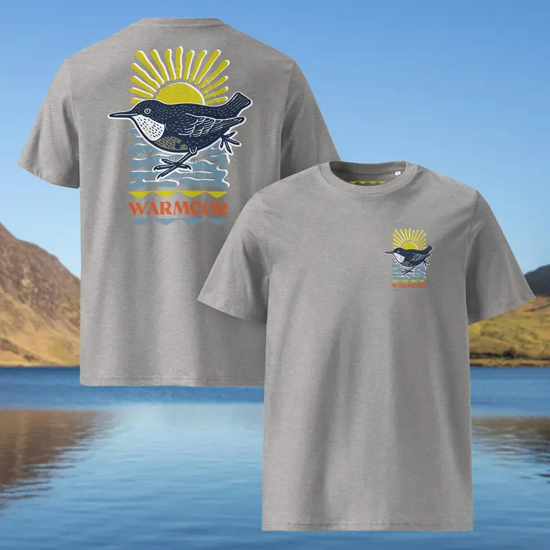 Early Bird Dipper Unisex Organic Cotton Tee – Dawn Swim Motivation 1