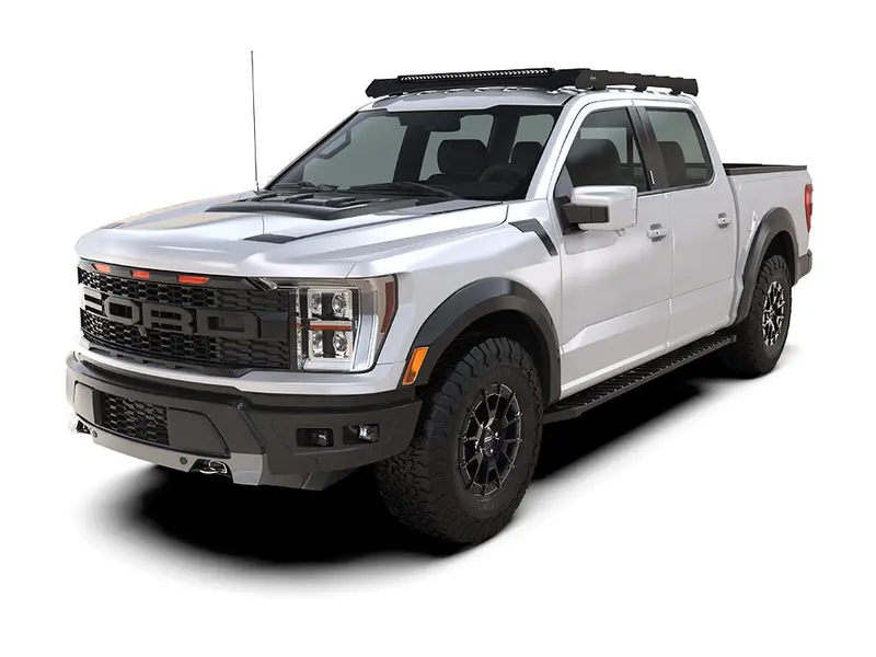 Ford F-150 Super Crew Cab (2021–Present) Slimsport Roof Rack With Light Bar Mounting 1