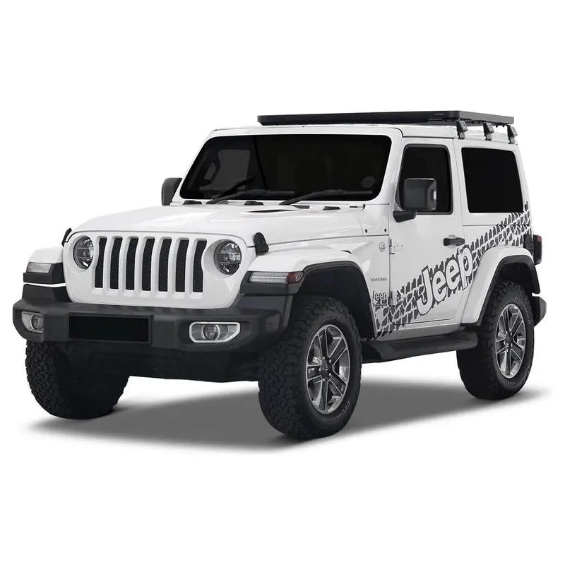 Front Runner Slimline Ii Half-Roof Rack Kit For 2018–Present Jeep Wrangler Jl 2-Door 1
