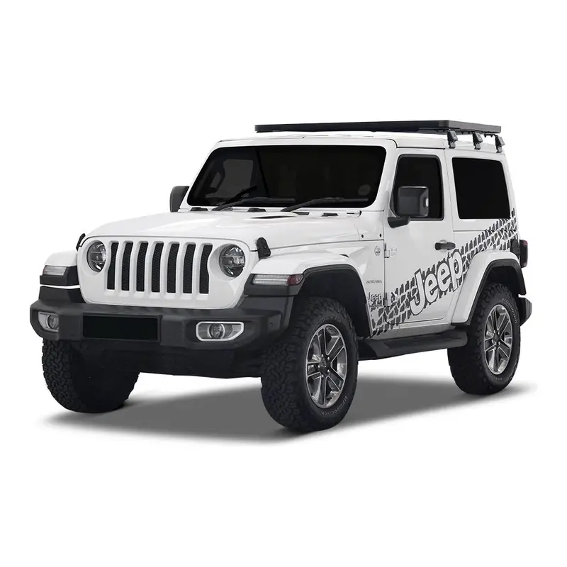 Front Runner Slimline Ii Half-Roof Rack Kit – Tall Version For 2018–Present Jeep Wrangler Jl 2-Door 1