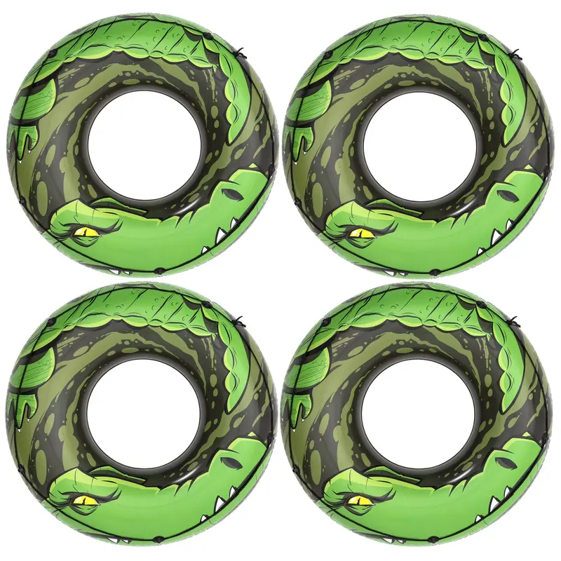 H2Ogo! River Gator Inflatable Floating Tube – 4-Piece Set 1