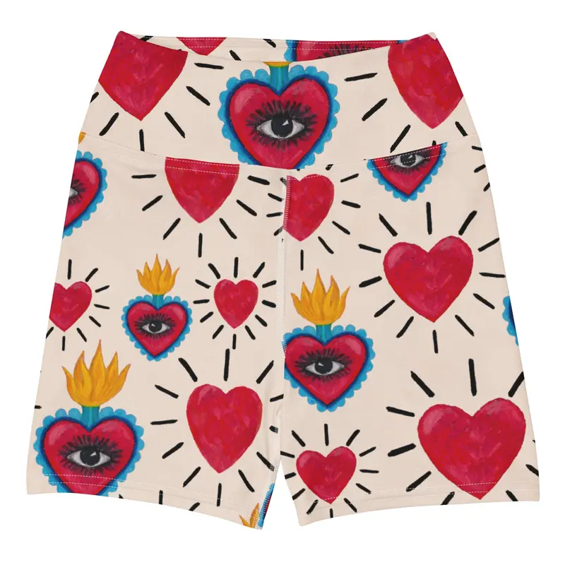 Hearts Women’S Sporty Swim Shorts 1