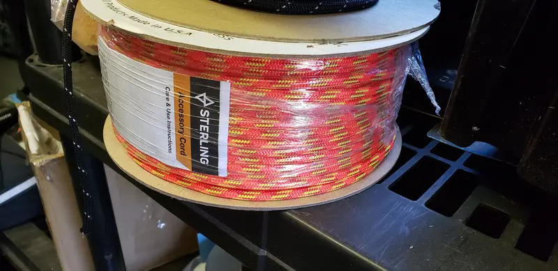 High-Visibility Orange Safety Deck Perimeter Line – Sold By The Foot 1