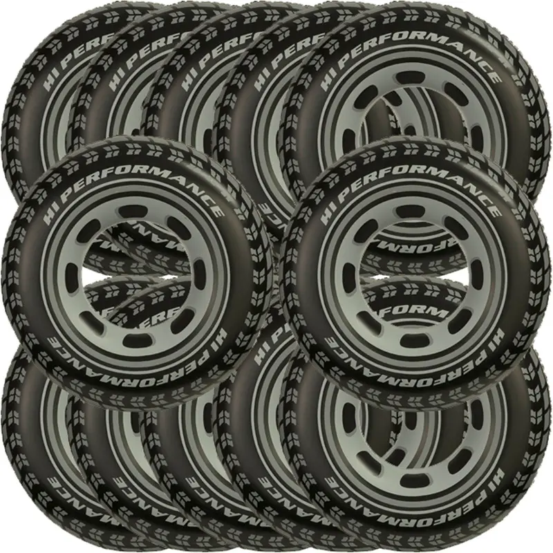 Intex 59252Ep Giant Tire Tube – 16-Pack Inflatable Water Recreation Float Set 1