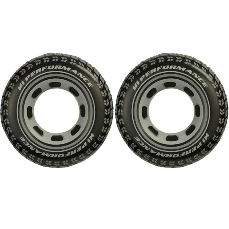 Intex Giant Tire Tube Float – 2-Pack Inflatable Ring For Water Fun 1