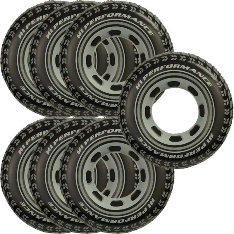 Intex Giant Tire Tube Float – 7-Pack Inflatable Pool Lounger Ring 1