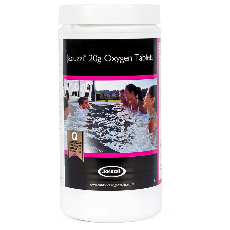 Jacuzzi Oxygen Shock Tablets – 1 Kg Non-Chlorine Oxidizer 1