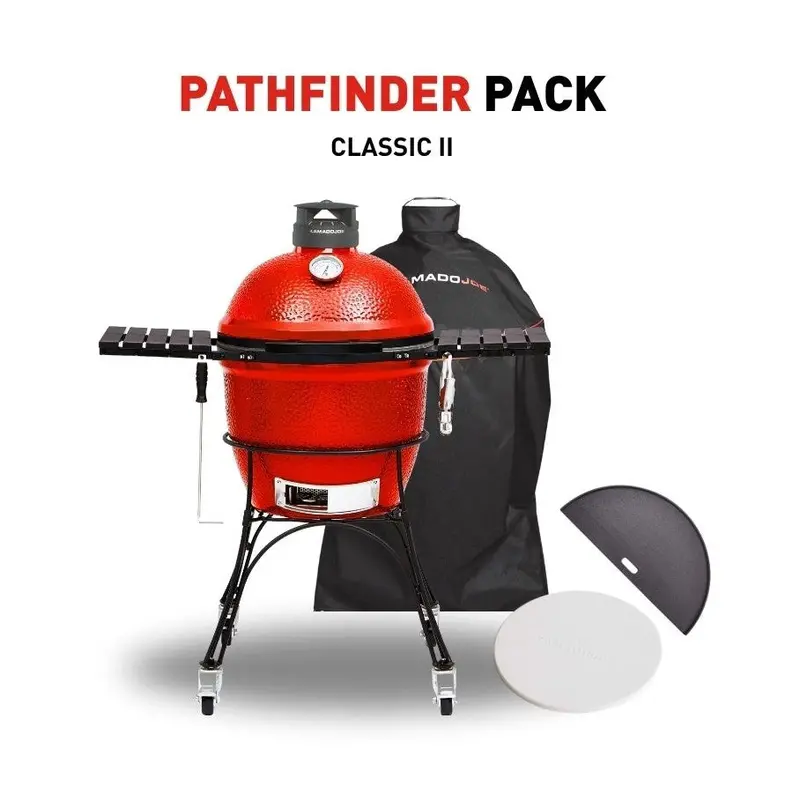 Kamado Joe Classic Ii Grill With Pathfinder Accessory Bundle 1