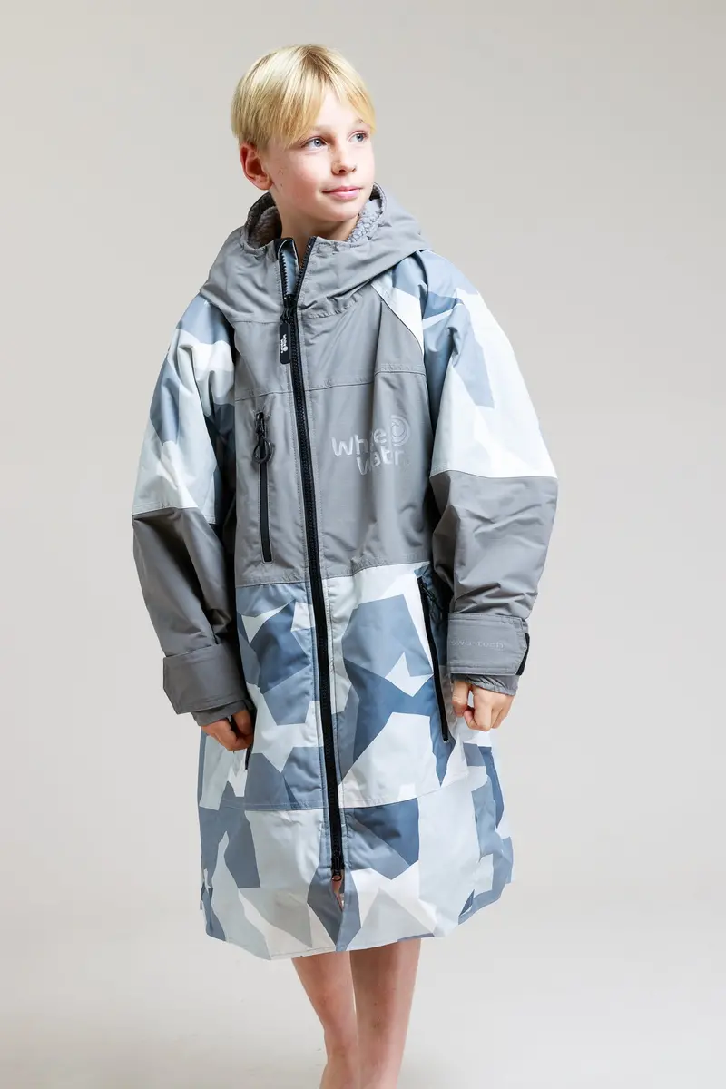 Kids Arctic Camo Hard-Shell Robe 1
