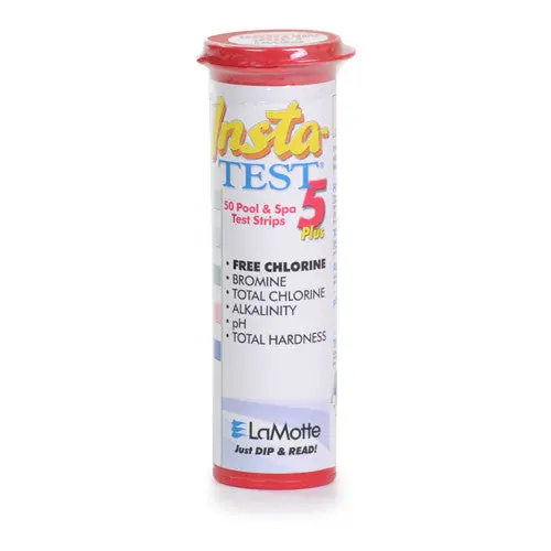 Lamotte Insta-Test 5+ Pool And Spa Test Strips – 50-Count Multiparameter Kit 1