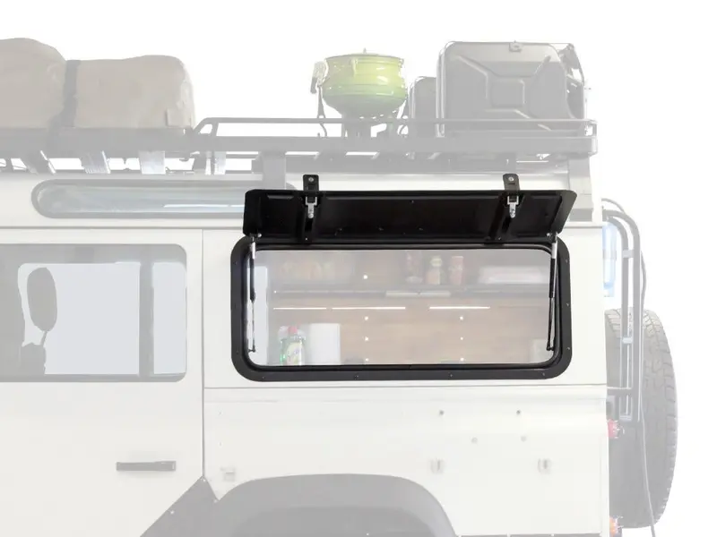 Lightweight Aluminium Gullwing Window For Land Rover Defender (1983–2016) 1