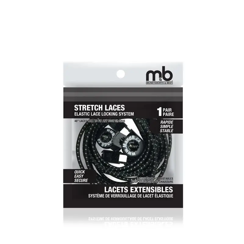 M&B Elastic Stretch Boot Laces 1