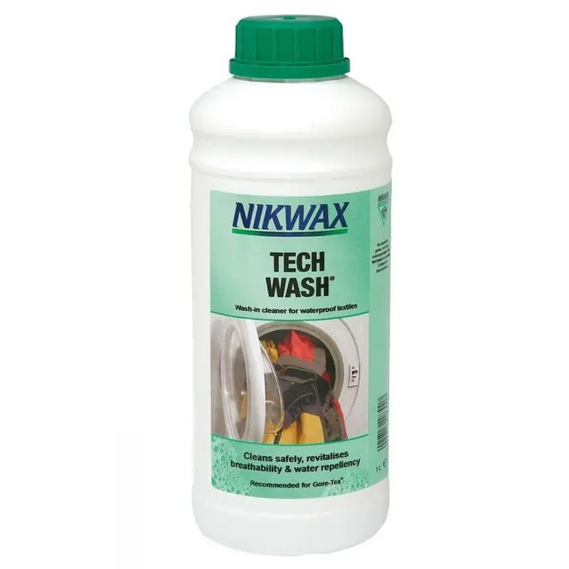 Nikwax Tech Wash – Large-Volume Gear & Apparel Cleaner (1L) 1