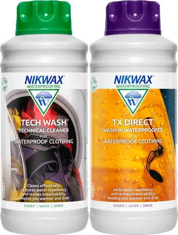 Nikwax Tech Wash & Tx.Direct Waterproofing Twin Pack (1L Each) 1