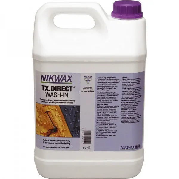 Nikwax Tx.Direct Wash-In Waterproofing Treatment (5L) 1