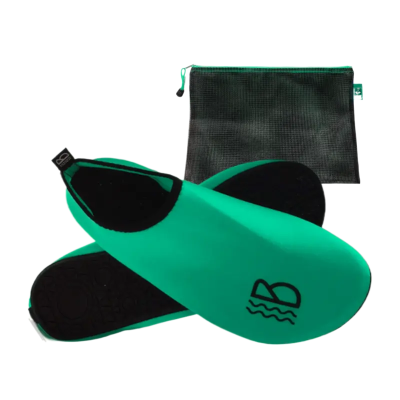 Sea Green Drainage-Optimized Water Shoes 1