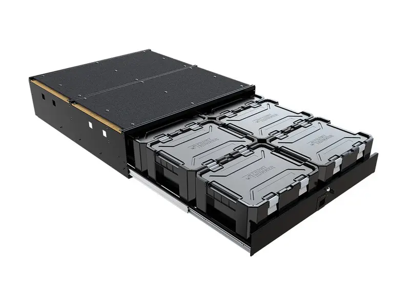 Six-Drawer Wolf Pack Pro System – Wide Configuration With Integrated Boxes 1