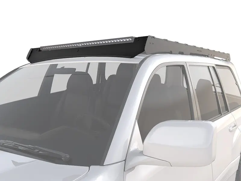 Slimsport Roof Rack With 40In Light Bar Wind Fairing For Toyota Land Cruiser 100 Series 1