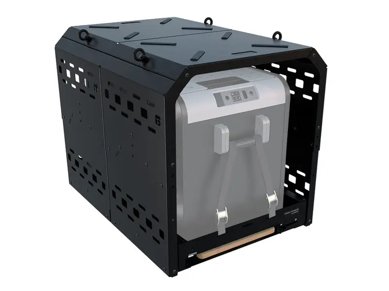 Small Fridge Slide And Cage Combination System 1