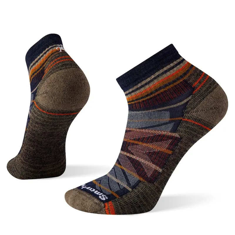 Smartwool Men'S Hike Light Cushion Ankle Socks With Pattern Design 1