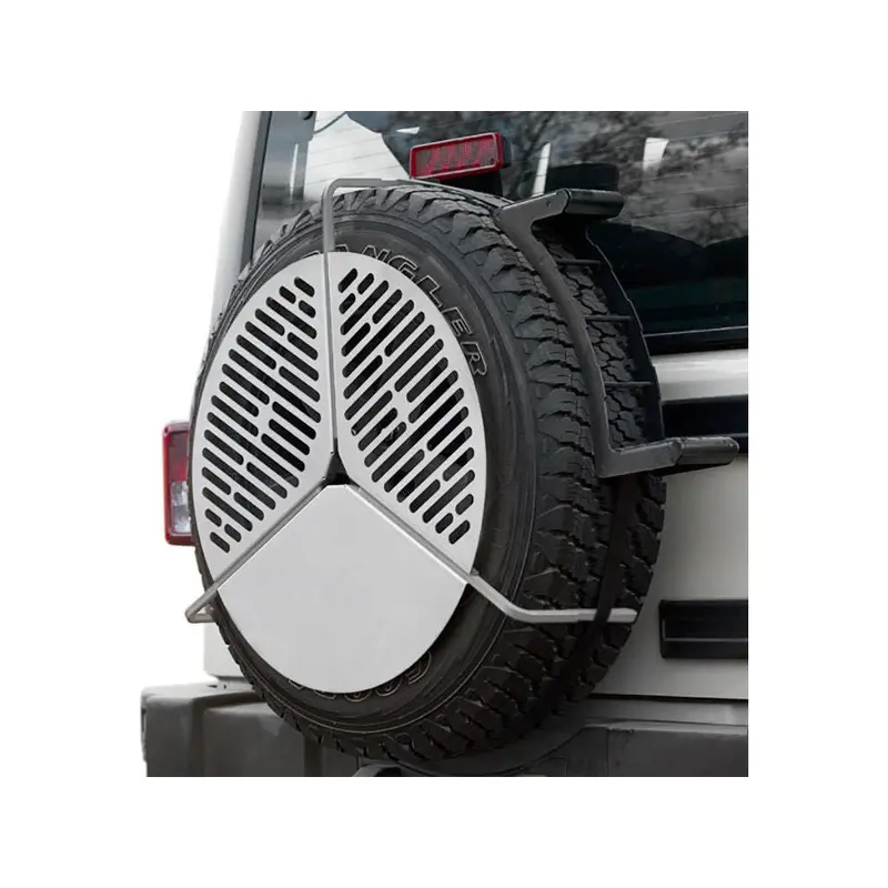 Spare Tire Mounted Braai Or Bbq Grilling Grate 1