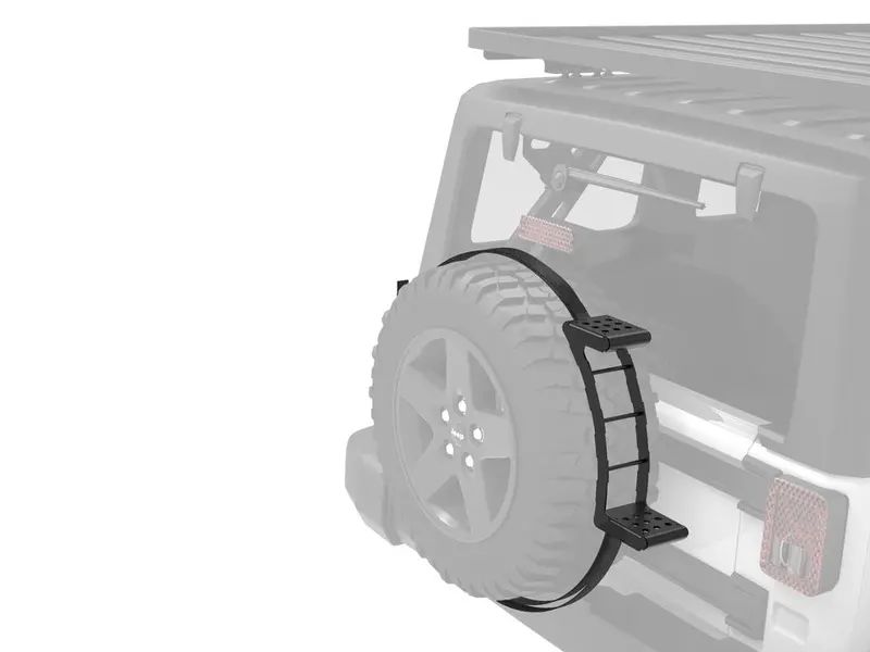 Spare Tire Step Accessory For Off-Road Vehicles 1