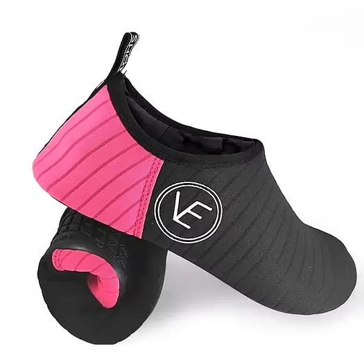 Sustainable Adult Water Shoes In Poppy Pink – Recycled Construction, Black Outsole 1
