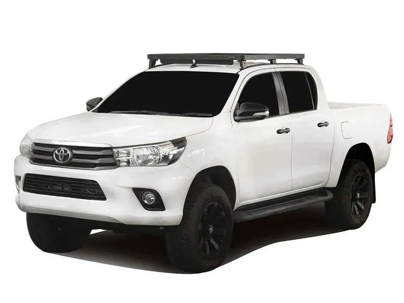 Toyota Hilux Revo Dc Slimline Ii Roof Rack With Track & Feet (2016–Present) 1