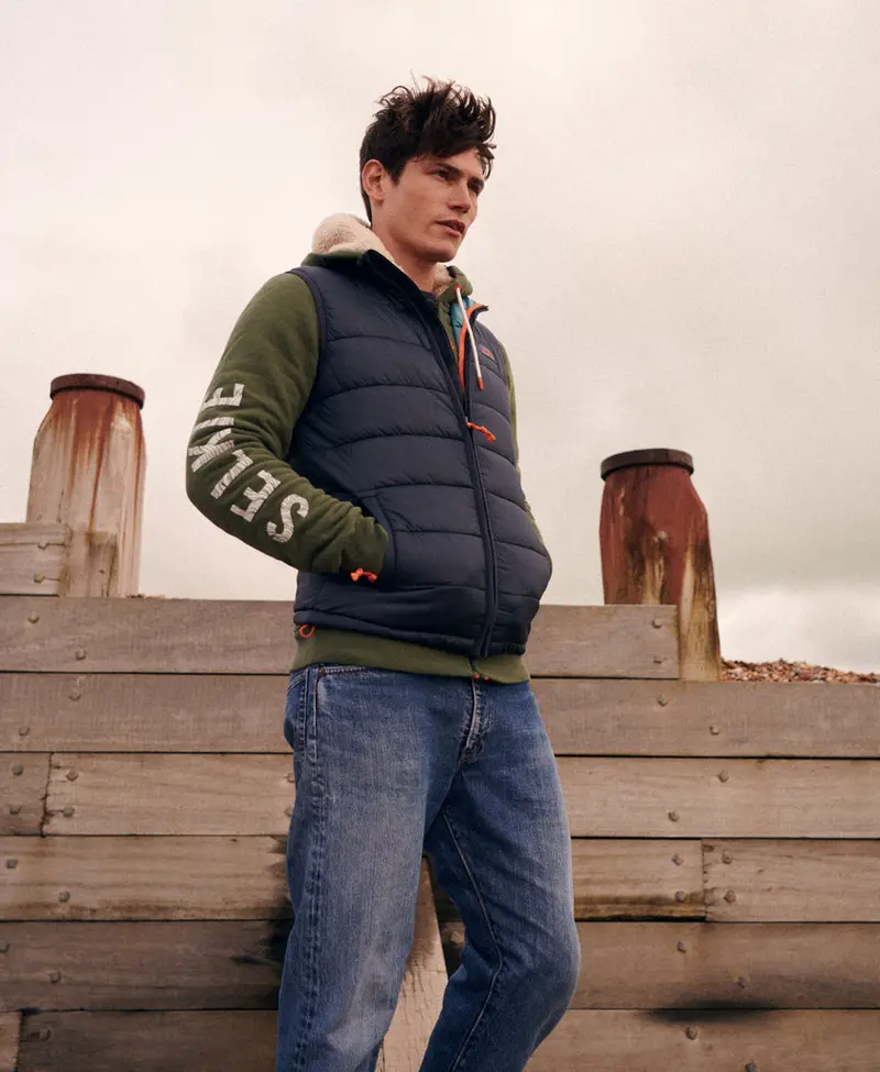 Unisex Selkie Navy Body Warmer For Outdoor Warmth 1
